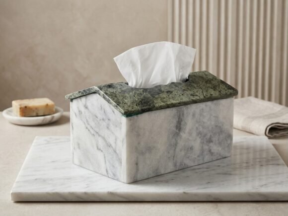 hut shaped tissue box 