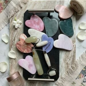 marble jade rollers and guasha