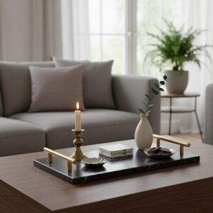 marble rectangle tray