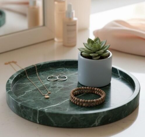 marble round tray (2) marble round tray (2)